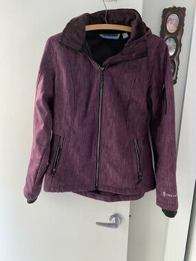 Free Country Deep Plum Hooded Fleece Jacket
